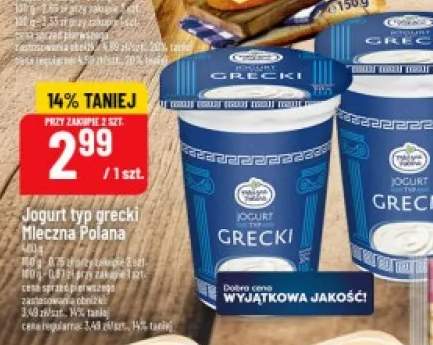 Jogurt typ grecki Mleczna Polana