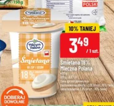 Śmietana Mleczna Polana 18%