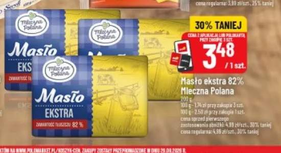 Masło ekstra Mleczna Polana 82%