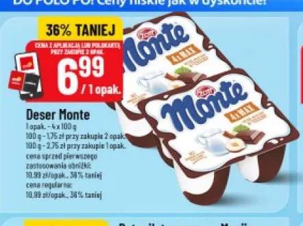 Deser Monte 4-pak Zott