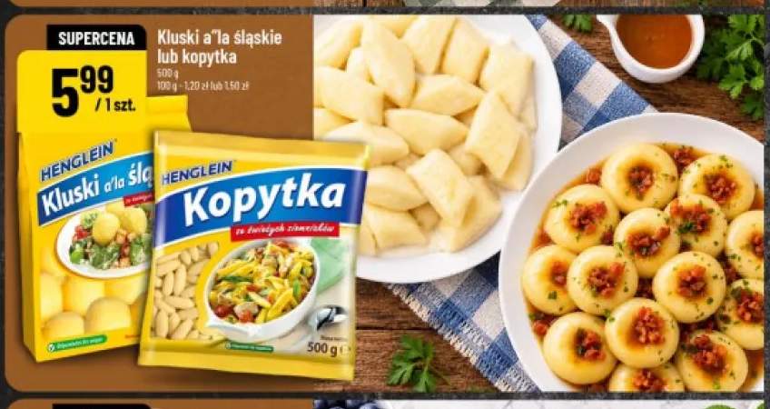 Kluski a'la śląskie Henglein +1 wariant