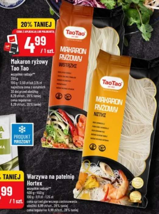 Makaron ryżowy wstążki TaoTao +1 wariant
