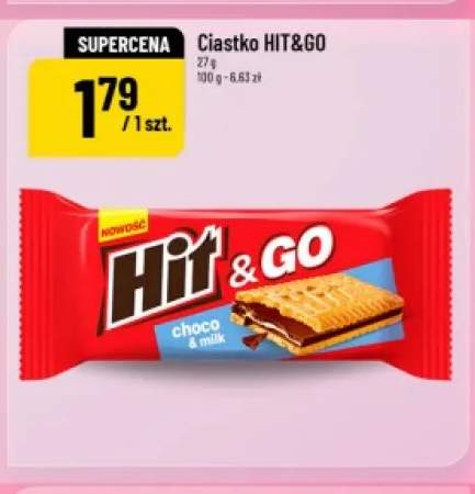 Ciastko Hit & Go choco & milk