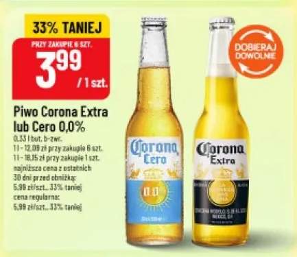 Piwo Corona Extra +1 wariant