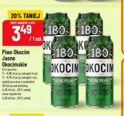 Piwo Okocim Okocimskie