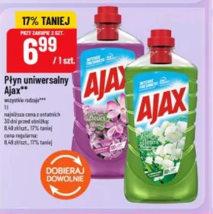Płyn uniwersalny Ajax Fête des Fleurs Spring Flowers +1 wariant