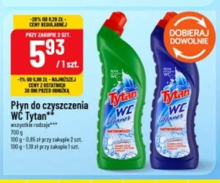 Płyn do czyszczenia WC Tytan
