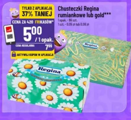 Chusteczki Regina rumiankowe +1 wariant