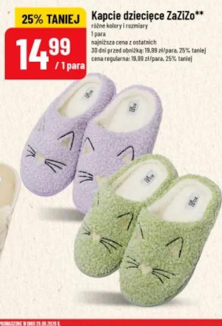 Kapcie dziecięce ZaZiZo