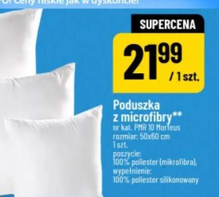 Poduszka z microfibry Morfeus 50x60 cm AMW