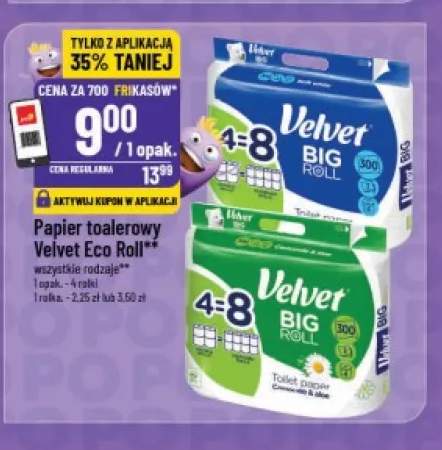 Papier toaletowy Velvet Eco Roll