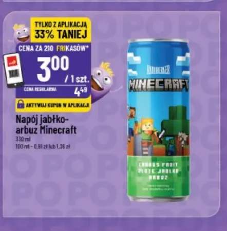 Napój jabłko-arbuz Minecraft