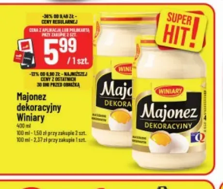 Majonez dekoracyjny Winiary