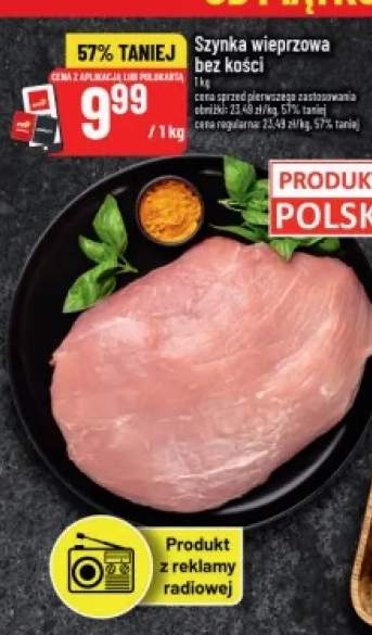 Szynka wieprzowa bez kości