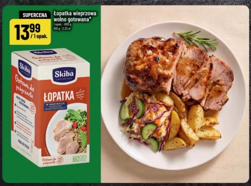 Łopatka wieprzowa wolno gotowana Skiba