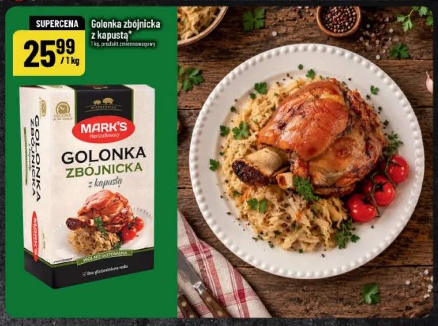 Golonka zbójnicka z kapustą Mark's