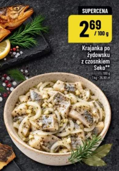 Krajanka po żydowsku z czosnkiem Seko