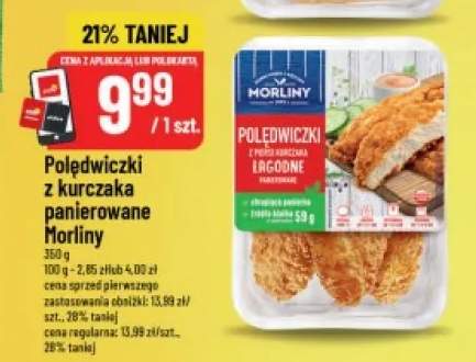Polędwiczki z kurczaka panierowane Morliny