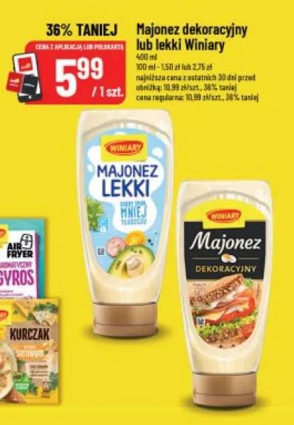 Majonez dekoracyjny Winiary +1 wariant