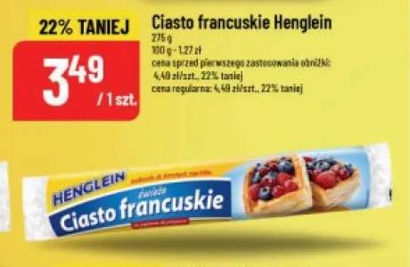 Ciasto francuskie Henglein