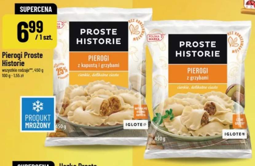 Pierogi Proste Historie z grzybami +1 wariant