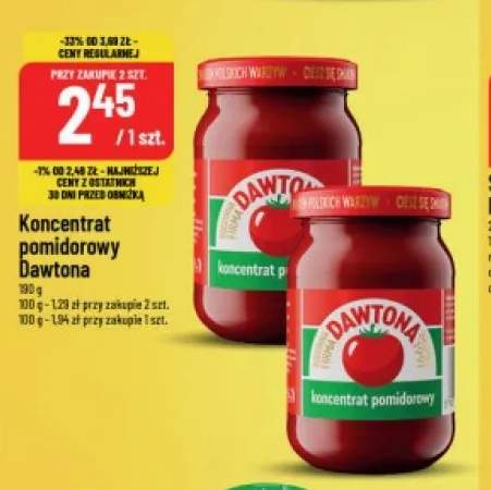 Koncentrat pomidorowy Dawtona