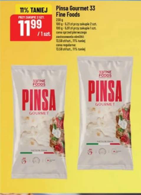 Pinsa Gourmet 33 Fine Foods