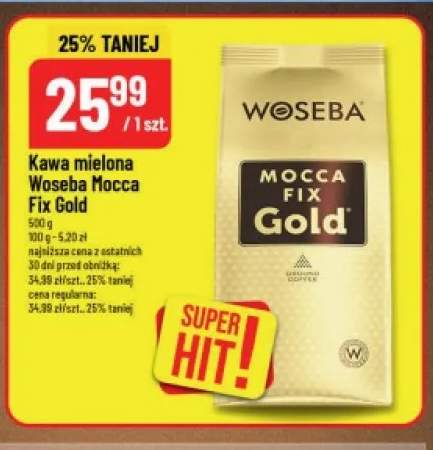 Kawa mielona Woseba Mocca Fix Gold