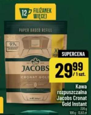 Kawa rozpuszczalna Jacobs Cronat Gold Instant