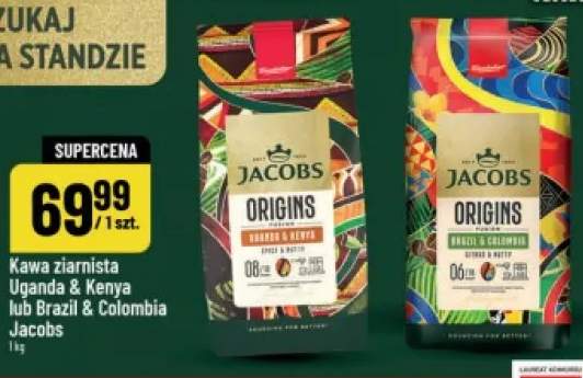 Kawa ziarnista Brazil & Colombia Jacobs +1 wariant
