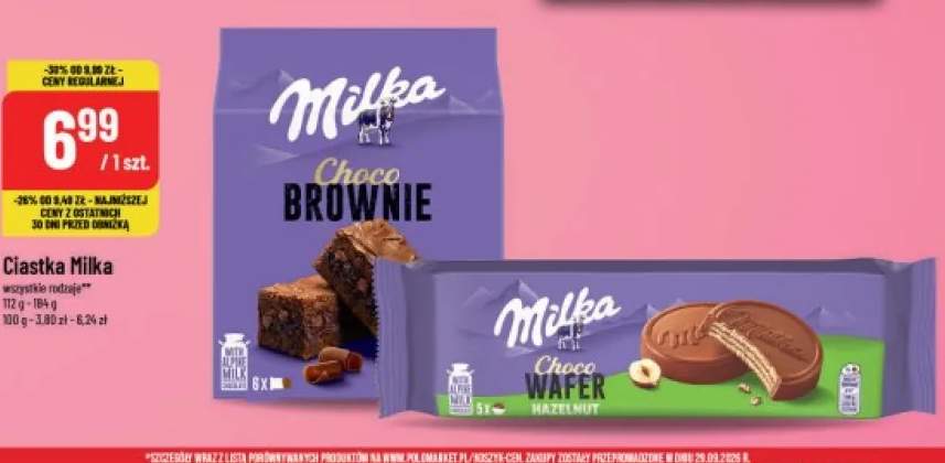 Ciastka Milka Choco Brownie +1 wariant