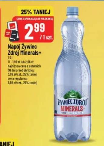 Napój Żywiec Zdrój Minerals+