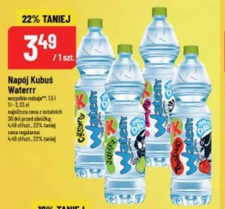 Napój Kubuś Waterrr