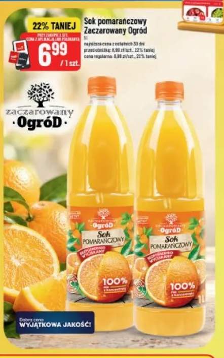 Sok pomarańczowy Zaczarowany Ogród