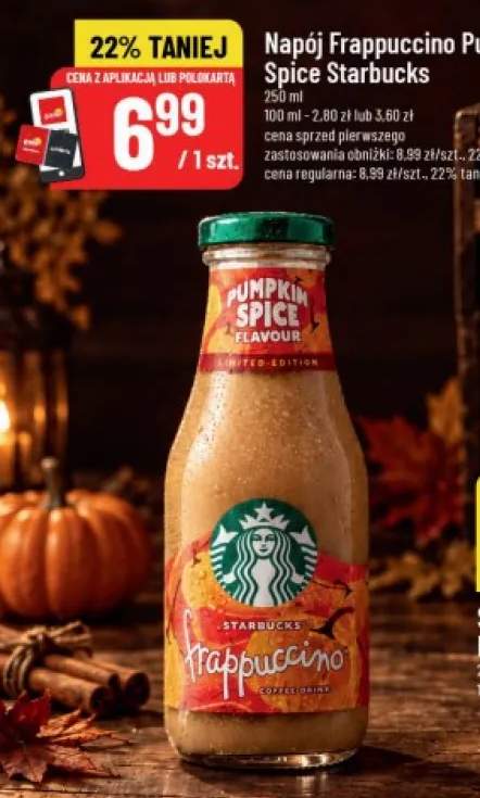 Napój Frappuccino Pumpkin Spice Starbucks