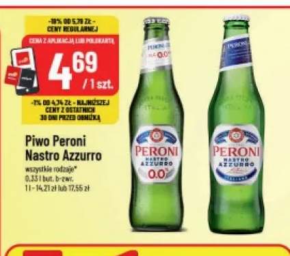 Piwo Peroni Nastro Azzurro +1 wariant