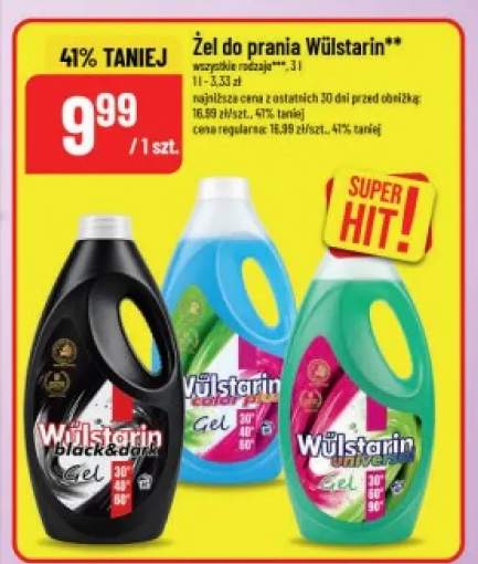 Żel do prania black & dark Wülstarin +2 warianty