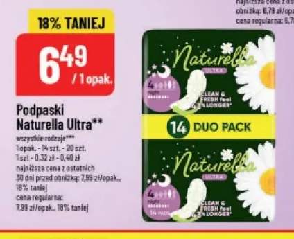 Podpaski Naturella Ultra