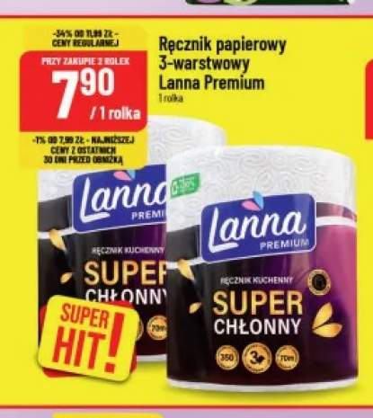 Ręcznik papierowy 3-warstwowy Lanna Premium