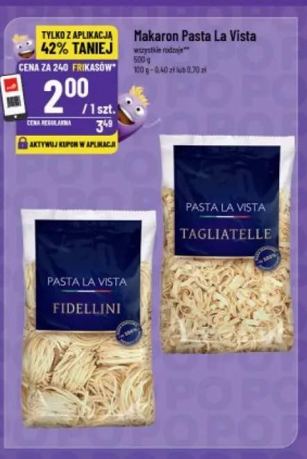 Makaron Fidellini Pasta La Vista +1 wariant