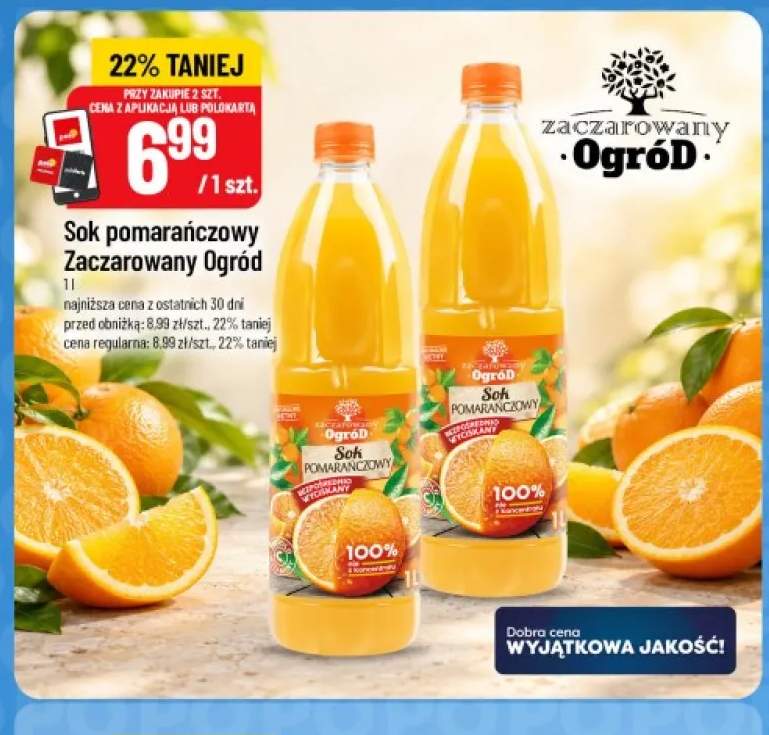 Sok pomarańczowy Zaczarowany Ogród
