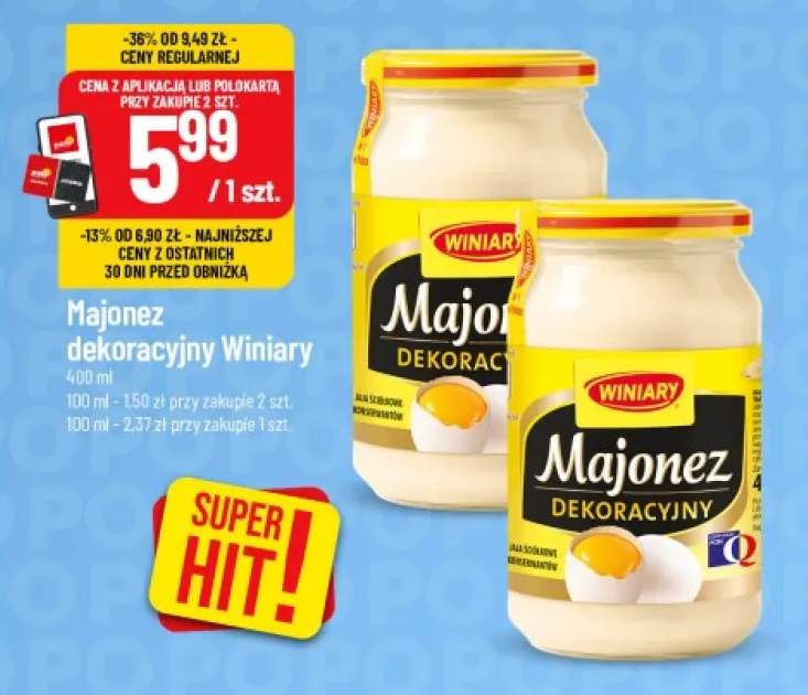 Majonez dekoracyjny Winiary