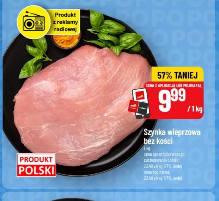 Szynka wieprzowa bez kości