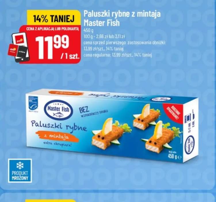 Paluszki rybne z mintaja Master Fish