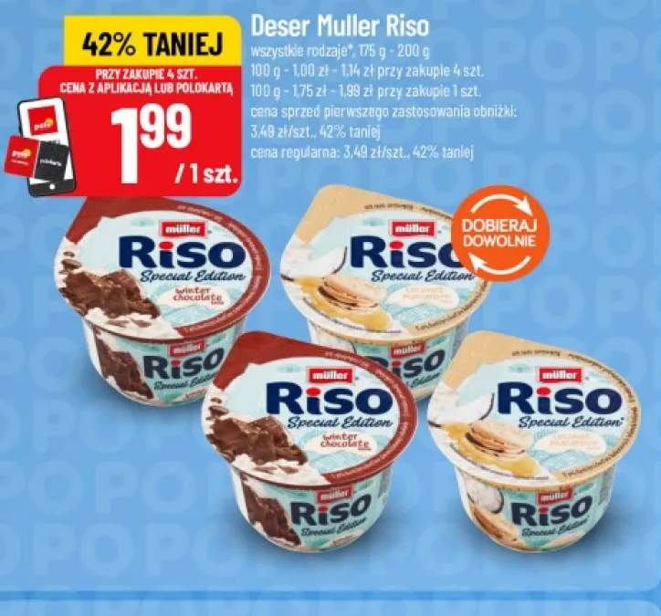 Deser Müller Riso Winter Chocolate +1 wariant