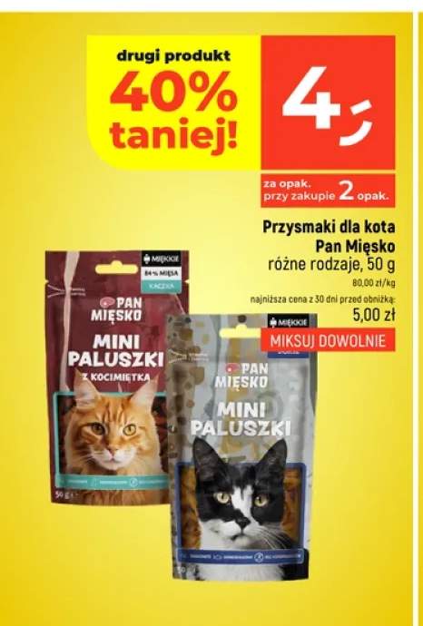 przysmaki dla kota