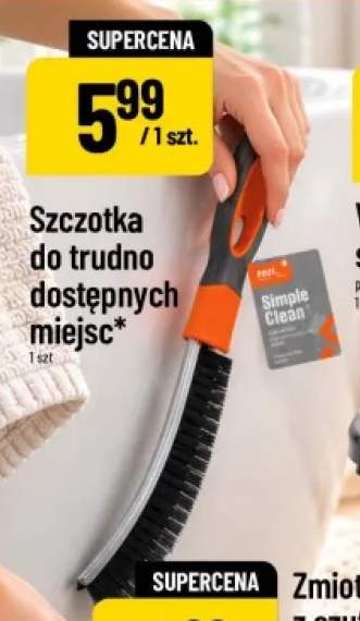 Szczotka do trudno dostępnych miejsc